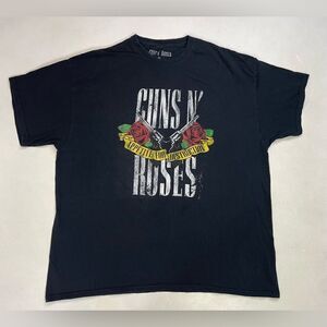 Guns N Roses Appetite For Destruction Graphic T-shirt Men XL Black Short Sleeve